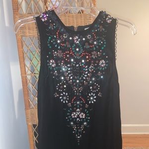 Velvet Beaded Dress